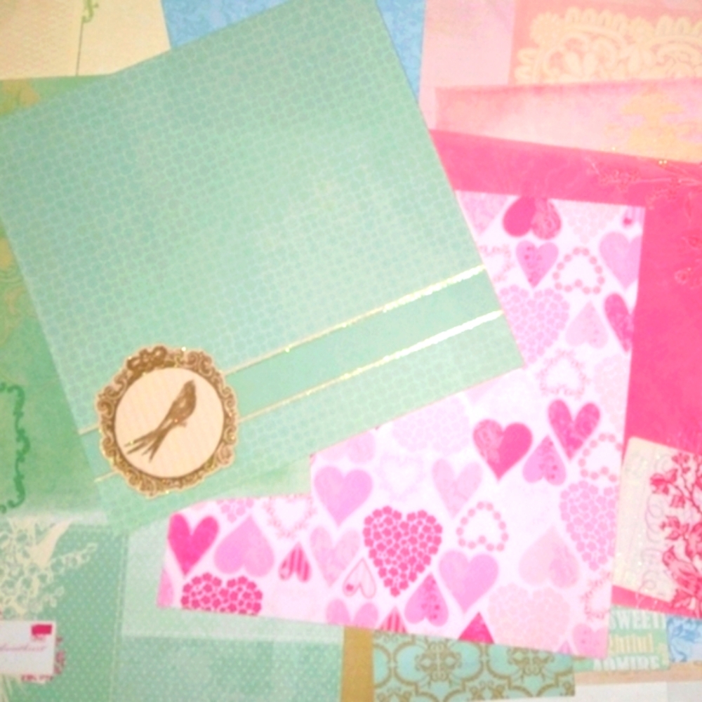 Premium Elegant Cardstock Scrapbook Junk Journal Crafting Supplies